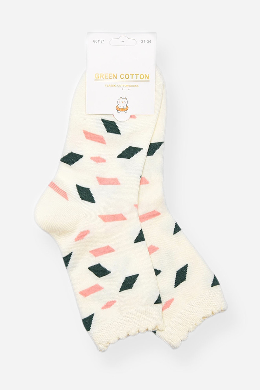 Шкарпетки дитячі демісезонні білого кольору 197151S, фото 1