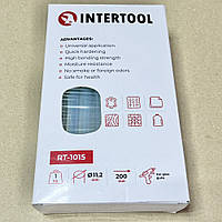 Комплект стрижнів клейових прозорих 11,2 мм x 200 мм, пак. 1 кг INTERTOOL RT-1015
