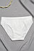 Труси жіночі однотонні білого кольору 197014S, фото 2