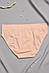 Труси жіночі однотонні персикового кольору р.S/M 197015S, фото 2