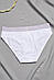 Труси жіночі однотонні білого кольору 197019S, фото 2