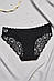 Труси жіночі однотонні чорного кольору р.S/M 197031S, фото 2