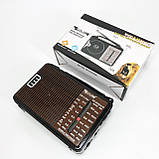 Радіоприймач GOLON RX-608 всехвильовий на батарейках + підтримка USB/microSD/MP3/WMA, фото 2