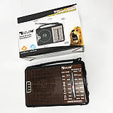 Радіоприймач GOLON RX-608 всехвильовий на батарейках + підтримка USB/microSD/MP3/WMA, фото 3