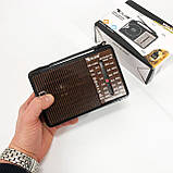 Радіоприймач GOLON RX-608 всехвильовий на батарейках + підтримка USB/microSD/MP3/WMA, фото 5