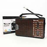 Радіоприймач GOLON RX-608 всехвильовий на батарейках + підтримка USB/microSD/MP3/WMA, фото 7
