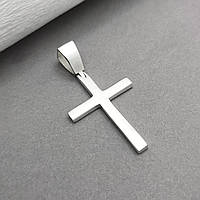 Срібний хрест в стилі мінімалізму