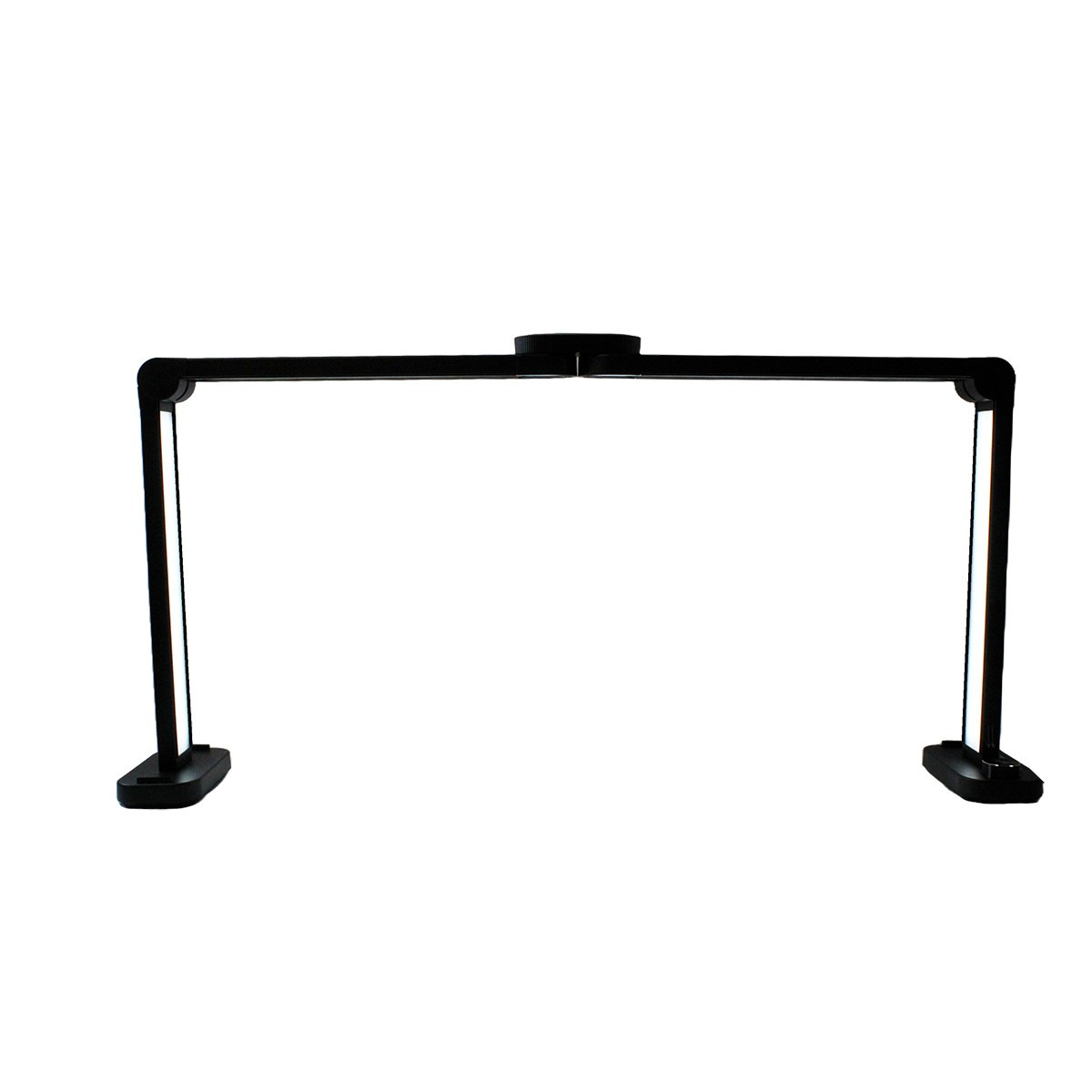 Безтіньова складна настільна LED-лампа F800E, 40 Вт, Чорна, фото 1