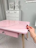 Гнучке м’яке скло для столу 60×45 см / прозоре силіконове покриття, термостійке, водонепроникне, 0.8 мм товщина, фото 7