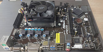 Комплект для апгрейду Socket FM2  ASRock FM2A75M-DGS+AMD A4-4000+кулер Б/В