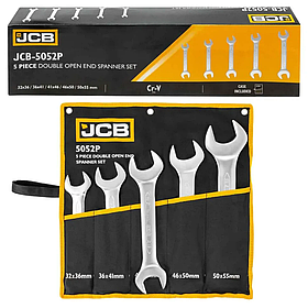 Набір рожкових ключів JCB Tools JCB-5052P в чохлі 5 од 32-55 мм