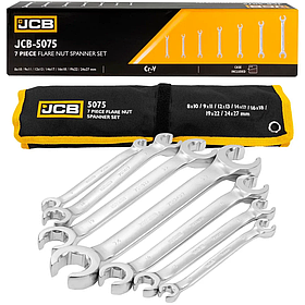 Набір розрізних ключів JCB Tools JCB-5075 в чохлі 7 од