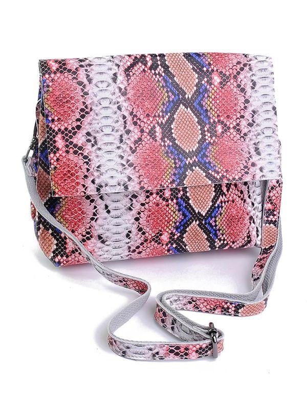 Жіноча шкіряна сумка B8077-3 Pink.Купити жіночі сумки гуртом і в роздріб із натуральної шкіри в Україні, фото 1