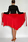 Спідниця-хустка для латини onesize Apmi червоний, фото 2