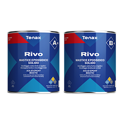 Епоксидний клей Tenax RIVO (A+B) Nero (чорний), 1+1 л (04481)