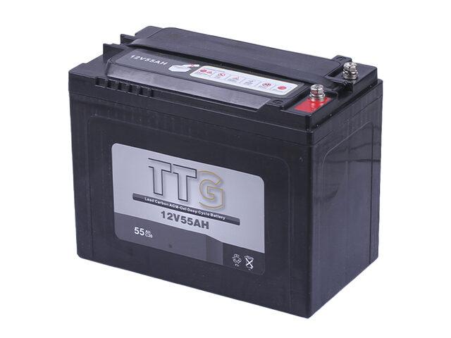 Тяговий акумулятор TTG, 12 V, 55AH, фото 1