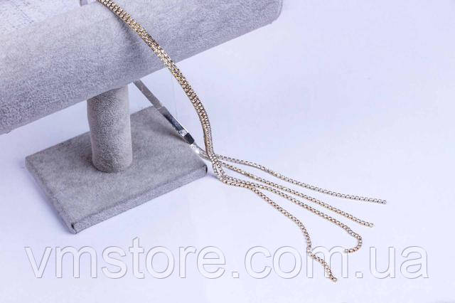 Обруч для волосся в камінчиках