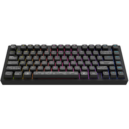 Ігрова клавіатура бездротова DARK PROJECT ALU81 Terra Nova ENG/UA (DPKB_NOVA_81_ANSI_BLACK_UA), фото 1