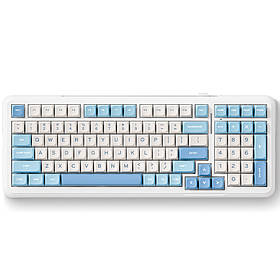Ігрова клавіатура бездротова MCHOSE K99 Sky Blue Блакитний