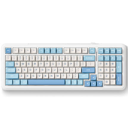 Ігрова клавіатура бездротова MCHOSE K99 Sky Blue Блакитний, фото 1