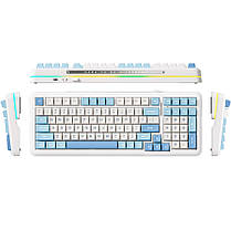 Ігрова клавіатура бездротова MCHOSE K99 Sky Blue Блакитний, фото 3