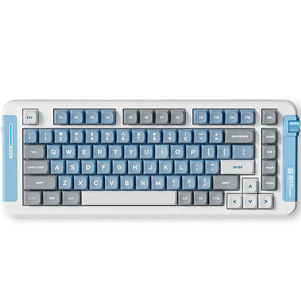 Ігрова клавіатура бездротова MCHOSE X75 Blue/Grey Сіро-голубий, фото 1