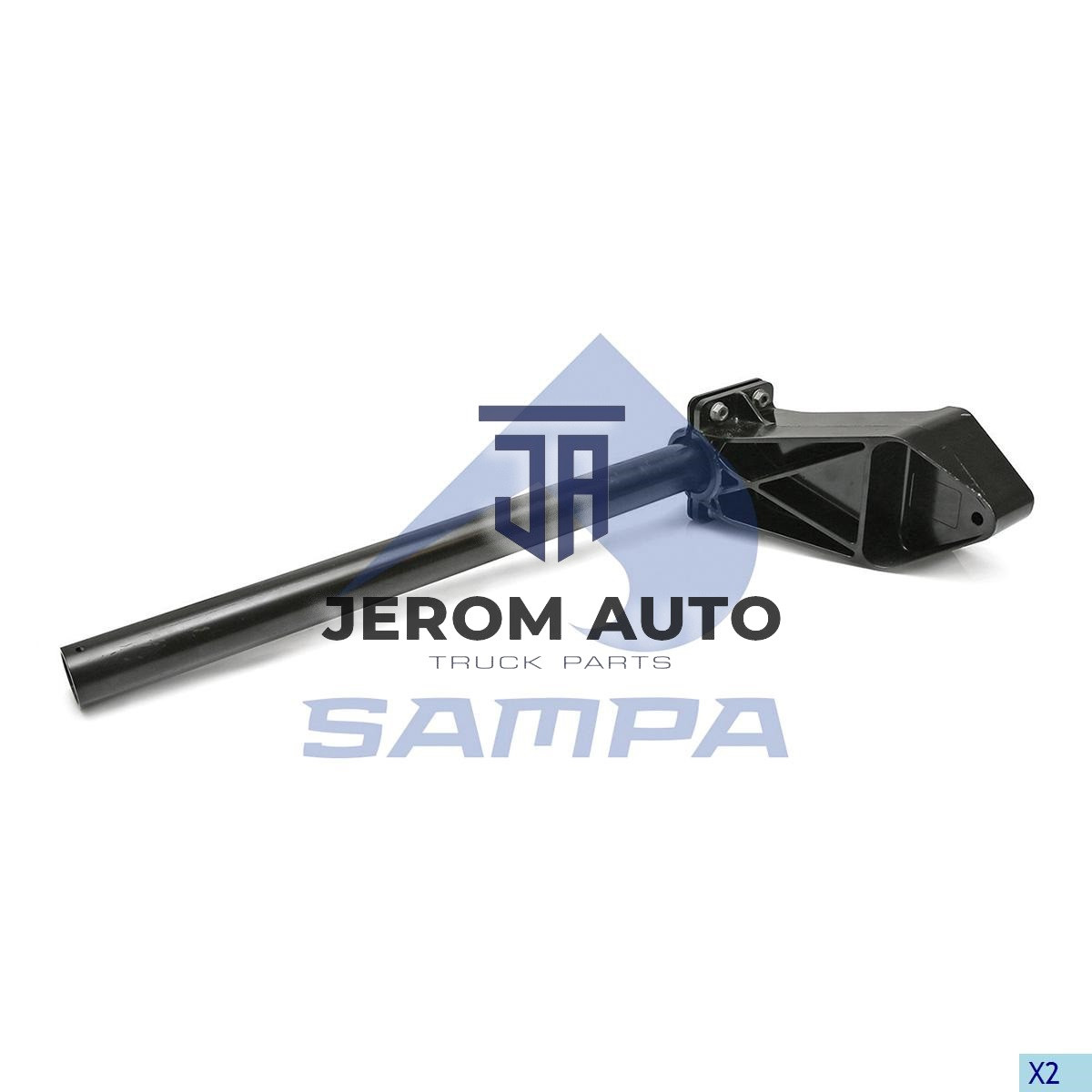 Кронштейн кріплення крила з трубою / SAMPA / 1850 0286