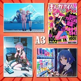 Плакати Аніме Bocchi the Rock / Самітниця-рокерка!