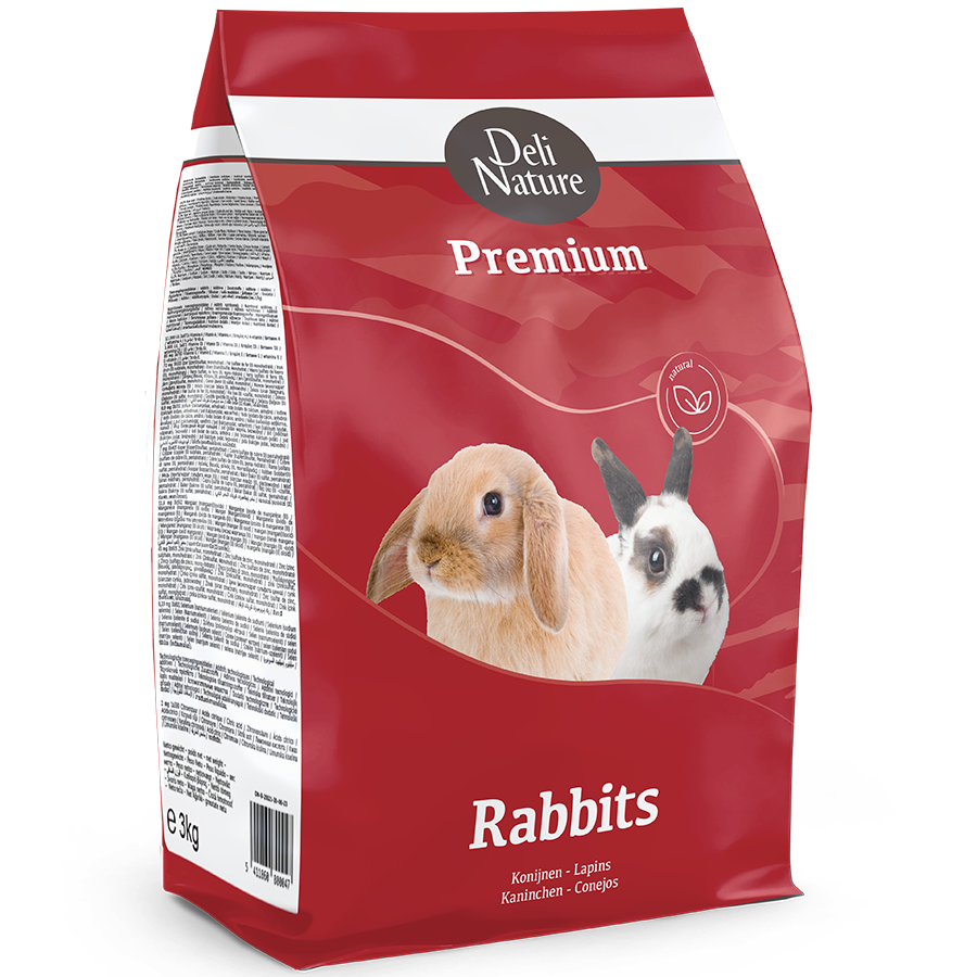 Deli Nature Premium RABBIT Повнораціонний преміум корм для кроликів 0,8 кг., фото 1
