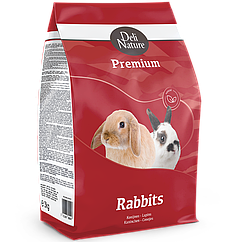 Deli Nature Premium RABBIT Повнораціонний преміум корм для кроликів 0,8 кг.