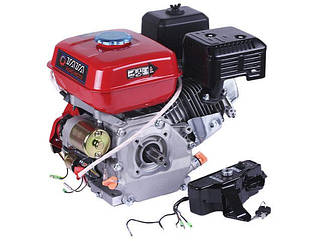 Двигун бензиновий 170F з електростартером TATA (7 к.с., шліци 25 мм) (код 18837)