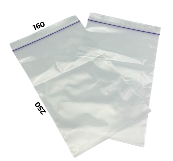 Пакети з замком Zip-Lock (160*250 мм) (100шт/уп)