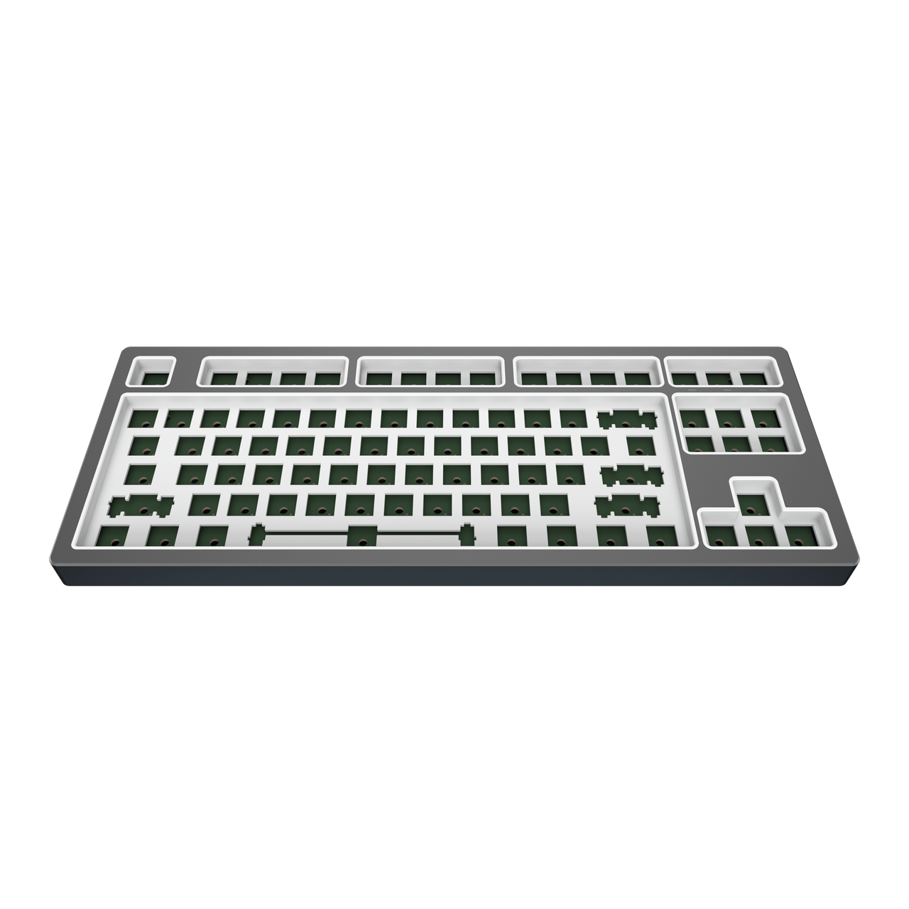 Основа для клавіатури DARK PROJECT KD87B LTD Aluminum Barebones (KB-CST-872-702224) Темно-сіра
