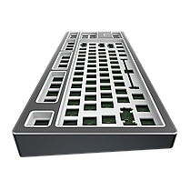 Основа для клавіатури DARK PROJECT KD87B LTD Aluminum Barebones (KB-CST-872-702224) Темно-сіра, фото 6