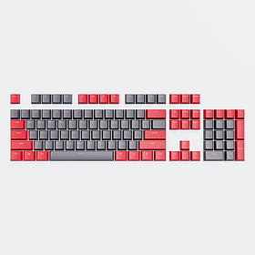 Набір кейкапів DARK PROJECT PBT  KS-42 ENG/UA/RU  (DP-KS-0042) червоно-сірі