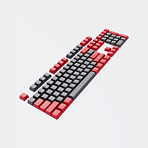 Набір кейкапів DARK PROJECT PBT KS-42 ENG/UA/RU (DP-KS-0042) червоно-сірі, фото 3