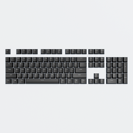Набір кейкапів DARK PROJECT PBT KS-45 ENG/UA/RU (DP-KS-0045) чорні, фото 1