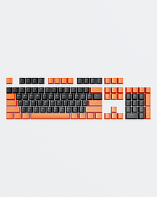 Набір кейкапів DARK PROJECT PBT KS-43  ENG/UA/RU (DP-KS-0043) чорно-помаранчеві