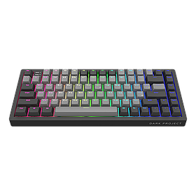 Ігрова клавіатура DARK PROJECT KD83A Gateron Cap Teal ENG/UA (KB-GCT-871-100004)
