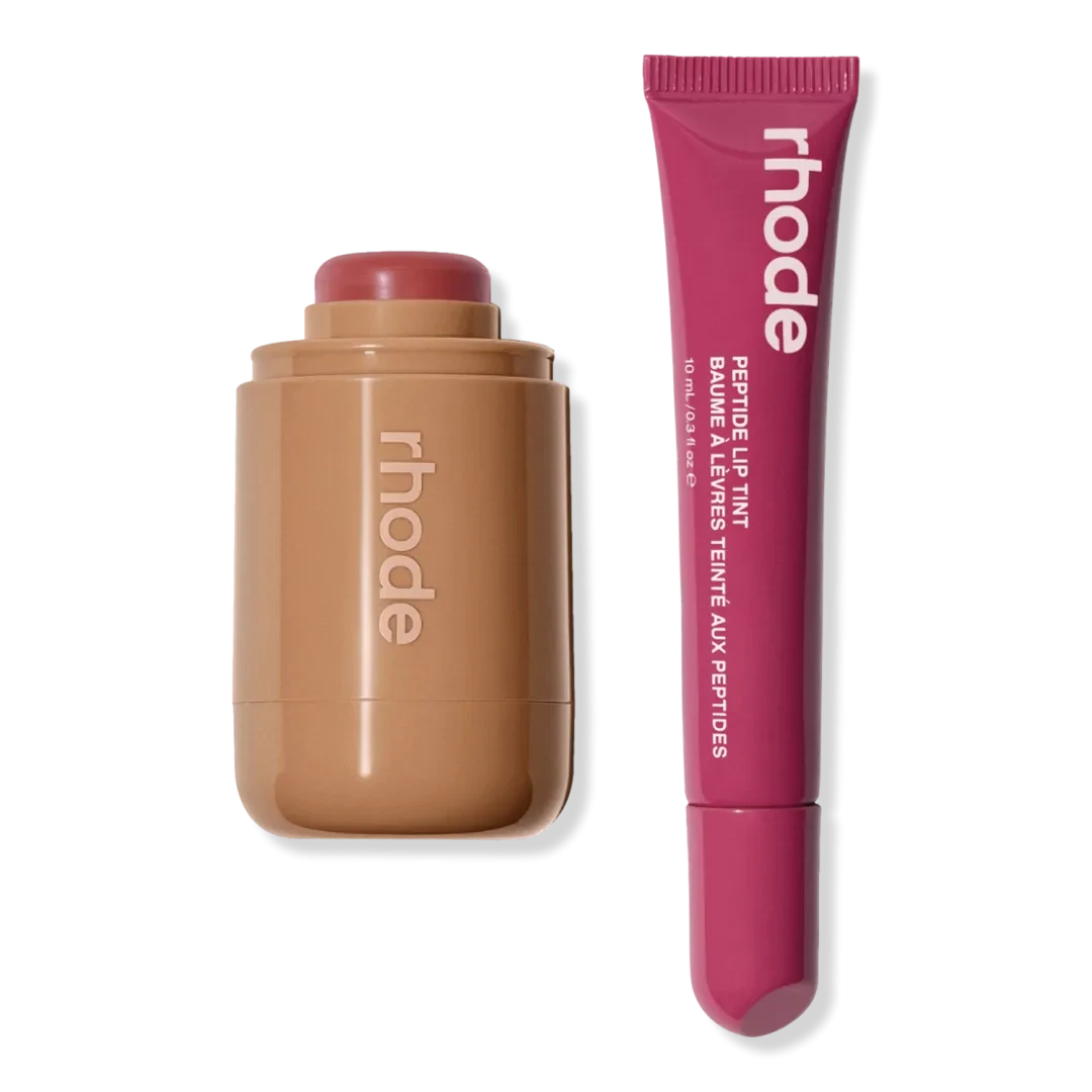 Набір рум'яна та тінт для губ Rhode The Fall Duos Sleepy Girl and Raspberry Jelly