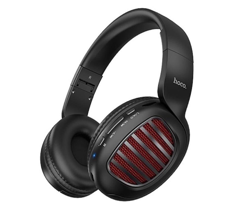 Безпроводні накладні навушники з мікрофоном HOCO W23 (Bluetooth 5.0) Black