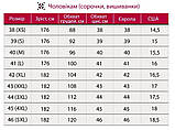 Вишиванка чоловіча льон машинна робота розмір від 38 до 44, фото 7