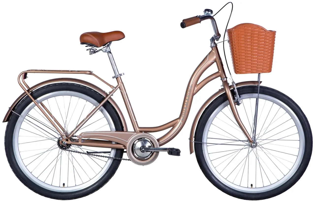 Велосипед ST 26" Dorozhnik AQUAMARINE BH рама-17" бежевий 2025