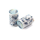 Наліпки в рулоні скотч Блакитні квіти 6см*2м Папір NKL111, фото 4