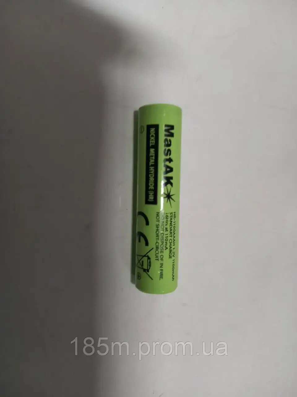 Акумулятор пром MastAK Ni-MH AAA HR03 1,2V 1100mAh, фото 1