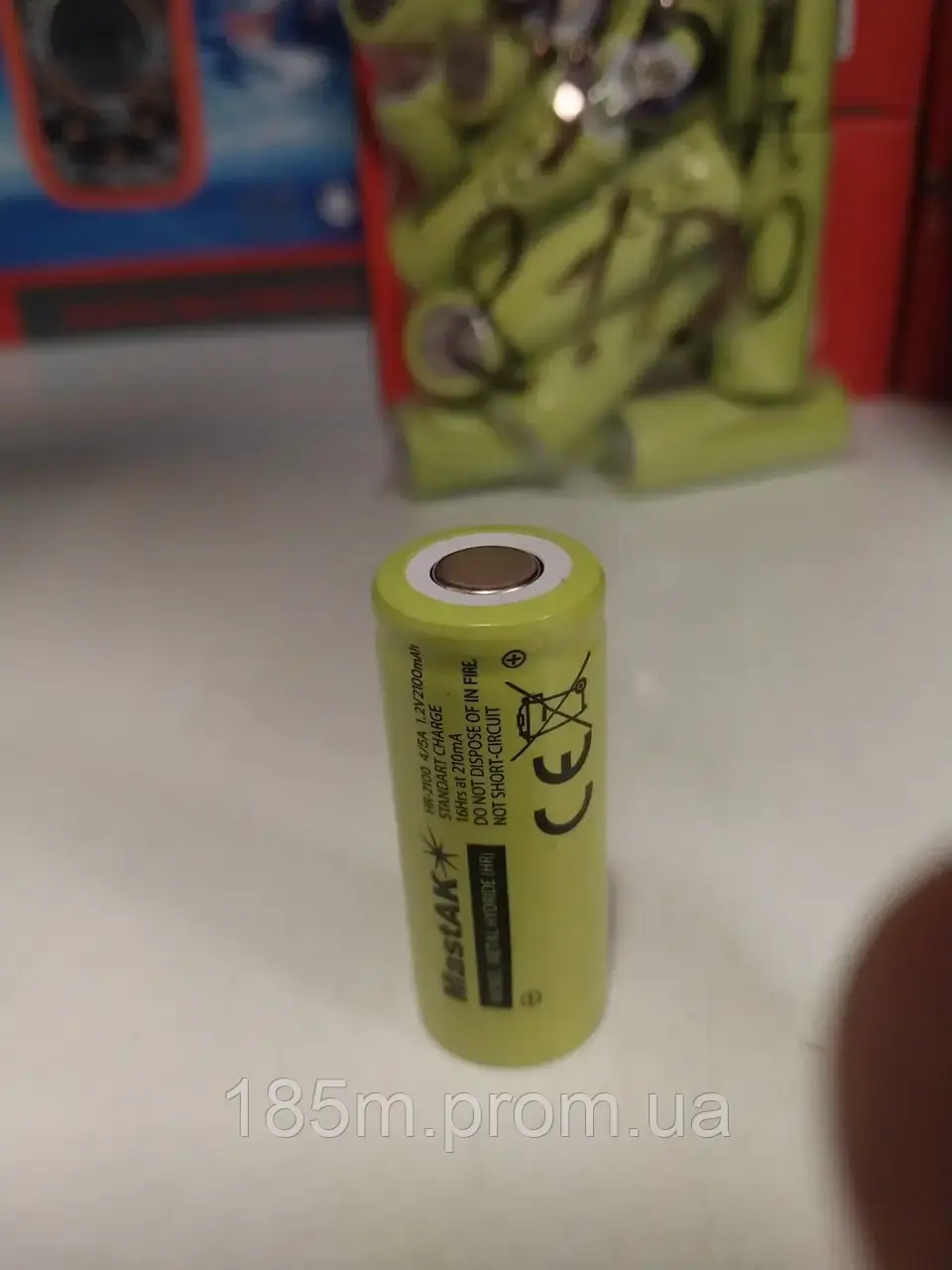 Акумулятор MastAK Ni-Cd 4/5A 1,2V 2100mAh, фото 1