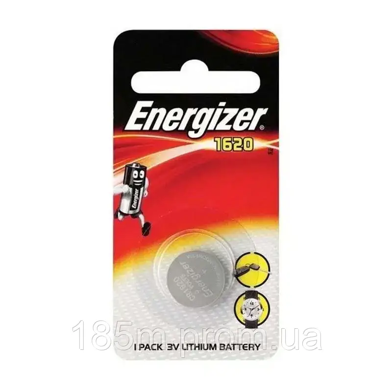 Батарейка літієва ENERGIZER CR1620 1BL, фото 1