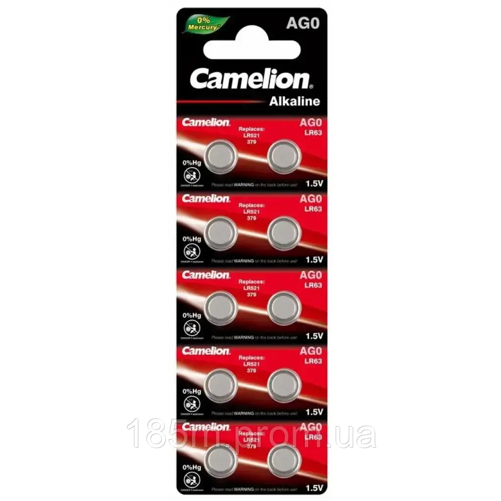 Батарейка лужна CAMELION AG 0 / 10 BL, фото 1