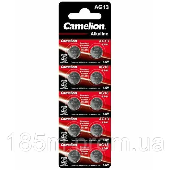 Батарейка лужна CAMELION AG 13 / 10 BL, фото 1