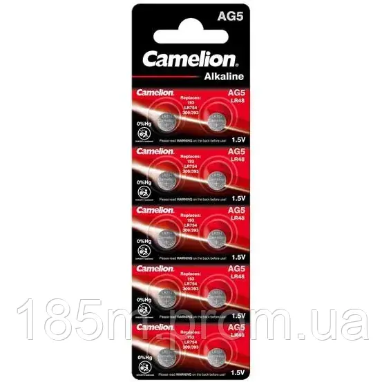 Батарейка лужна CAMELION AG 5 / 10 BL, фото 1